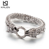 Nordic Bracelet Wolf Chain Men Stainless Steel