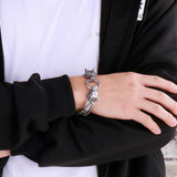 Nordic Bracelet Wolf Chain Men Stainless Steel