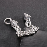 Nordic Bracelet Wolf Chain Men Stainless Steel