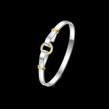 925 Sterling Silver Cuff Bracelet for Women Men Jewelry