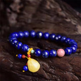 Lapis Lazuli Bracelet Agate Beeswax Rose Agate Rouge Natural Stone
