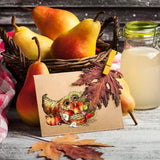 Pumpkin Gnome Bee Clear Stamps - Thanksgiving Theme