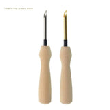 Wooden Handle Punch Needle Knitting Embroidery Pen DIY Tool Sewing