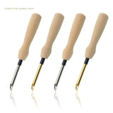 Wooden Handle Punch Needle Knitting Embroidery Pen DIY Tool Sewing
