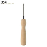 Wooden Handle Punch Needle Knitting Embroidery Pen DIY Tool Sewing