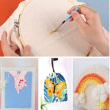 Punch Needle Tool Kit for Art Embroidery Stitching Handmaking Sewing Needle