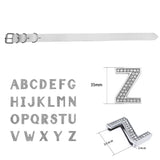 Punk 35MM Letters Choker Necklace Wide PU Personalized Name Word Collar