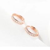 Punk 925 Silver Zircon Earrings For Women