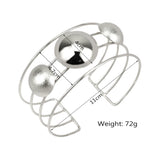Punk African Metal Bib Necklace For Women
