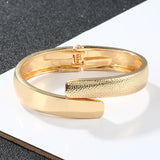 Punk Alloy Bangles Bracelets Women Geometric Cuff Jewelry