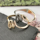 Punk Alloy Snake Cuff Bangle for Women