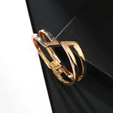 Punk Alloy Statement Cuff Bangles Bracelets For Women Jewelry