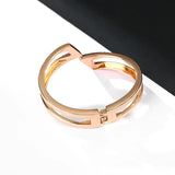 Punk Alloy Statement Cuff Bangles Bracelets For Women Jewelry