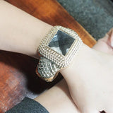 Punk Alloy Statement Cuff Bracelets For Women