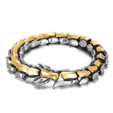 Punk Dragon Chain Bracelet Silver Antique Men's Hiphop Jewelry