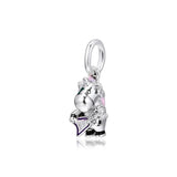 925 Sterling Silver Rock Star Guitar Charms for Bracelets