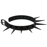 Punk Metal Spike Rivets Gothic Choker Necklace