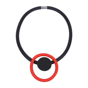 Punk Big Circle Choker Necklace Casual Wear Jewelry Neck Chains