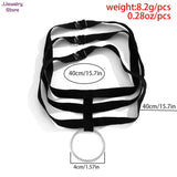Punk Elastic Band Short Choker Necklace Gothic Circle Pendants Collar Jewelry