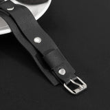 Punk Leather Upper Arm Bracelet Men Gothic Halloween Accessories