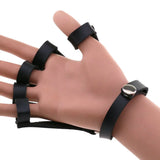 Punk Leather Wristband Cuff Bracelet Goth Party Accessory