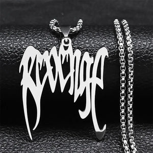 Punk Spiked Choker Necklace Stainless Steel Pendant Jewelry N4507S03