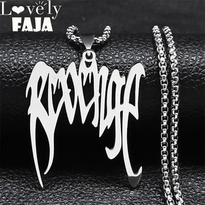 Punk Spiked Choker Necklace Stainless Steel Pendant Jewelry N4507S03