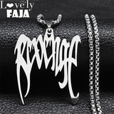 Punk Spiked Choker Necklace Stainless Steel Pendant Jewelry N4507S03