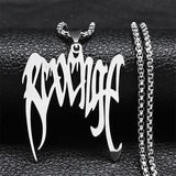Punk Spiked Choker Necklace Stainless Steel Pendant Jewelry N4507S03