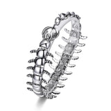 Punk Centipede Stainless Steel Bracelet for Men Women