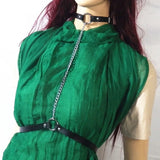 Punk Chain Hoop Pendant Harness Belt for Women Grunge Body Accessories