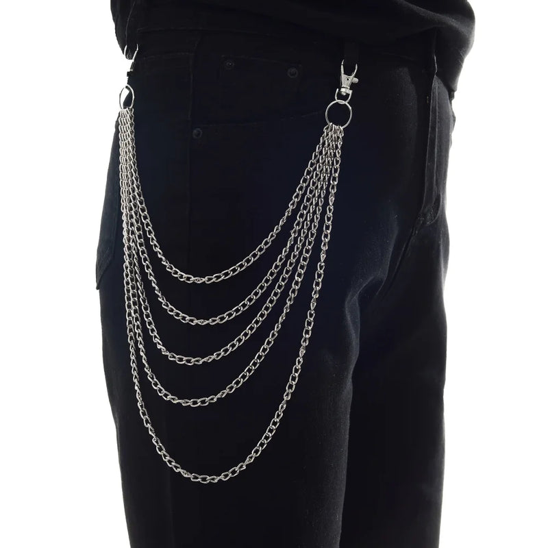 Punk Chain Jeans Pants Keychain Unisex Egirl eBoy Harajuku Accessories