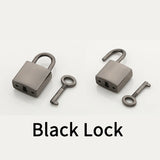 Punk Chain Lock Necklace Padlock Pendant Egirl Alternative Jewelry