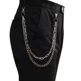 Punk Chains on jeans Keychain Women Pants Layer Belt Waist chains Hip Hop