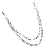 Punk Chains on jeans Keychain Women Pants Layer Belt Waist chains Hip Hop