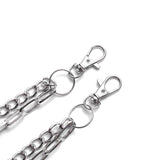 Punk Chains on jeans Keychain Women Pants Layer Belt Waist chains Hip Hop