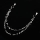 Punk Chains on jeans Keychain Women Pants Layer Belt Waist chains Hip Hop