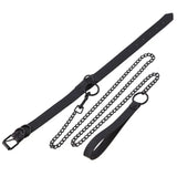 Punk Choker Necklace Women Jewelry Boho Pu Leather Leash Necklace