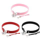 Heart Padlock Punk Choker with Keys