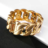 Punk Chunky Cuban Thick Chain Bracelets for Women
