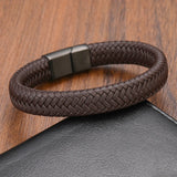 Punk Classic Bracelet 16 Strands Woven Leather Men's Jewelry