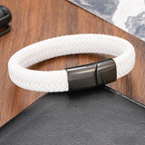 Punk Classic Bracelet 16 Strands Woven Leather Men's Jewelry
