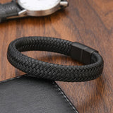 Punk Classic Bracelet 16 Strands Woven Leather Men's Jewelry