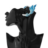 Punk Gradient Fish Ear Cuff Clip Earrings for Women