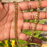 Cuban Chain Necklace 4mm Stainless Steel Men Women Jewelry Gift