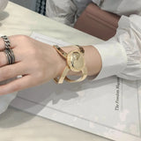 Punk Cuff Bangles For Women Big Round Bracelets & Bangles