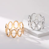 Big Wide Bangle Bracelet Punk Cuff Bracelet for Women