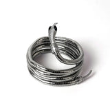Punk Metal Adjustable Snake Necklace for Women