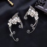 Punk Elf Ear Hook Earrings Fairy Cosplay Costume Jewelry