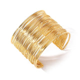 Punk Opening Wires Bracelet for Women